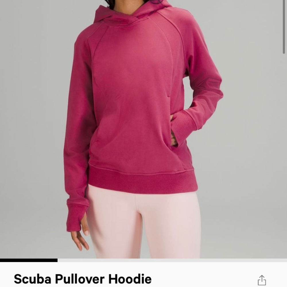 IN SEARCH OF Scuba Pullover Hoodie in Pink Lychee!!